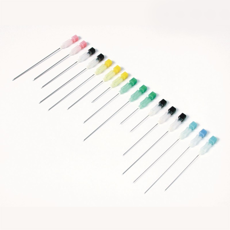 AGANI Sicherheitskanüle 0,65 x 38 mm, blau, 23G x 1 1/2 (100 Stück)
