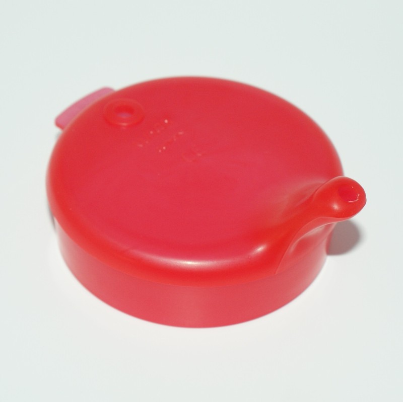 Deckel für Schnabelbecher 4 mm rot (10 Stück)