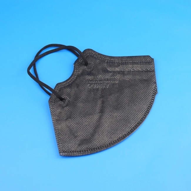 Faltmaske FFP2 schwarz, ohne Ausatemventil mit Ohrschlaufen Vivomed -italienische Ware- 